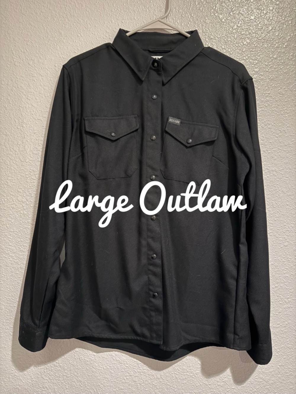 Women’s Black Button-Up Shirt